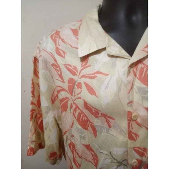 Nat Nast Luxury Originals Men's Shirt Large L Floral Button Up Short Sleeve - Picture 5 of 11